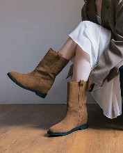 [리퍼브] m108 middle boots_ brown suede